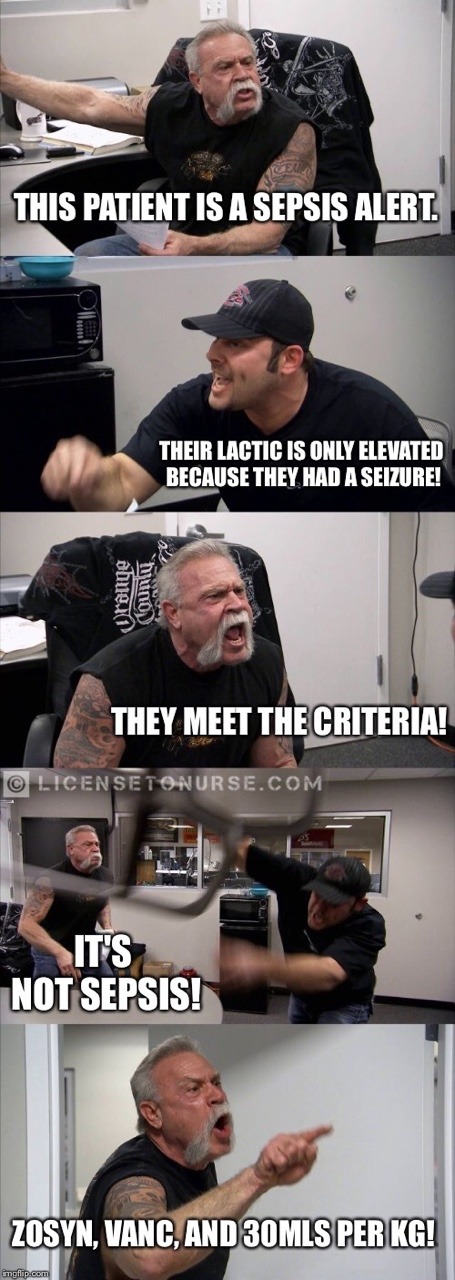 Nursing Meme about Sepsis